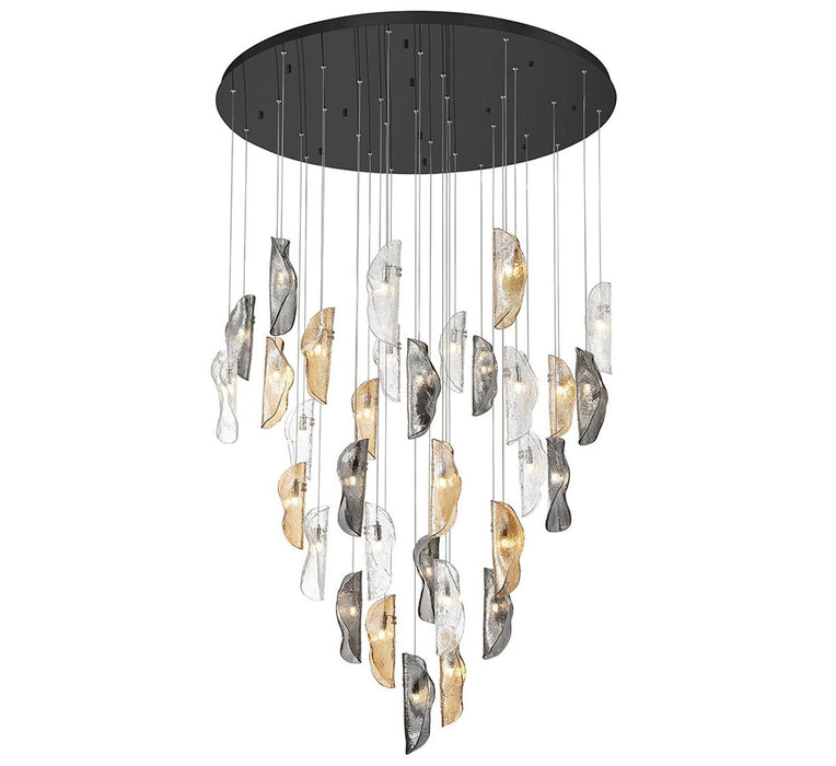 Lib & Co. - 10169-023-02 - LED Chandelier - Sorrento - Black