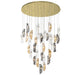 Lib & Co. - 10169-023-07 - LED Chandelier - Sorrento - Gold