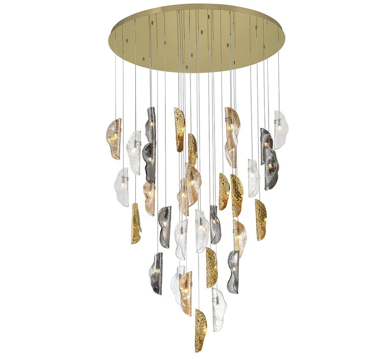 Lib & Co. - 10169-024-07 - LED Chandelier - Sorrento - Gold
