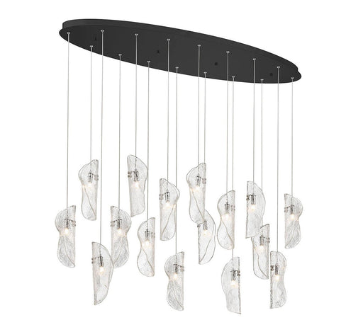 Lib & Co. - 10172-017-02 - LED Chandelier - Sorrento - Black