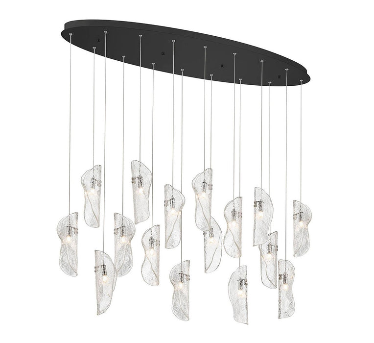 Lib & Co. - 10172-017-02 - LED Chandelier - Sorrento - Black