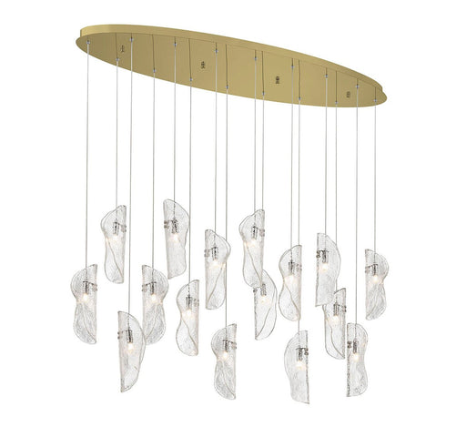 Lib & Co. - 10172-017-07 - LED Chandelier - Sorrento - Gold