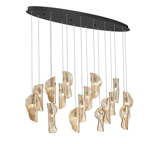 Lib & Co. - 10172-018-02 - LED Chandelier - Sorrento - Black