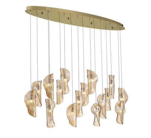 Sorrento LED Chandelier Gold