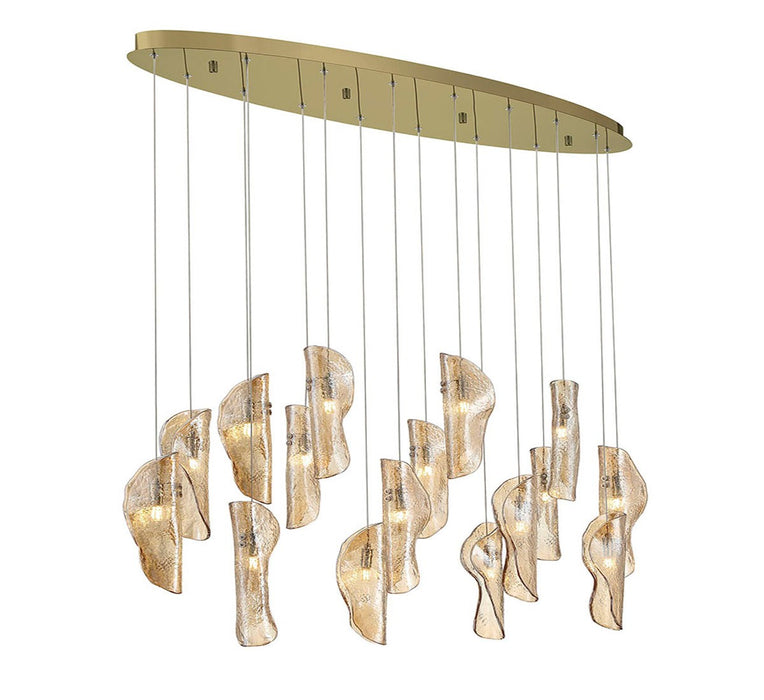 Lib & Co. - 10172-018-07 - LED Chandelier - Sorrento - Gold