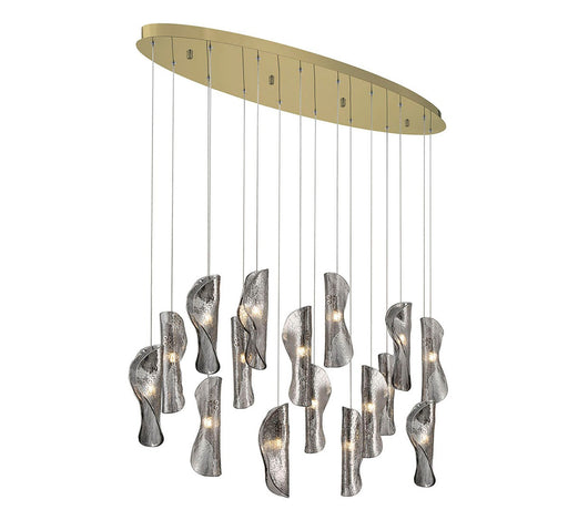 Lib & Co. - 10172-019-07 - LED Chandelier - Sorrento - Gold