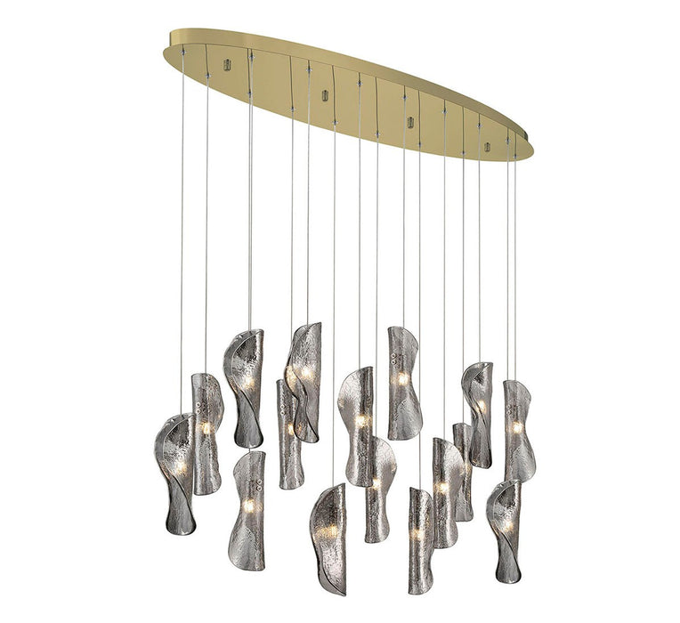 Lib & Co. - 10172-019-07 - LED Chandelier - Sorrento - Gold