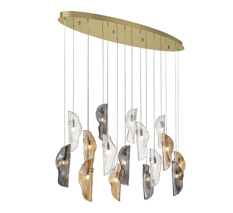 Lib & Co. - 10172-023-07 - LED Chandelier - Sorrento - Gold