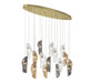 Lib & Co. - 10172-023-07 - LED Chandelier - Sorrento - Gold
