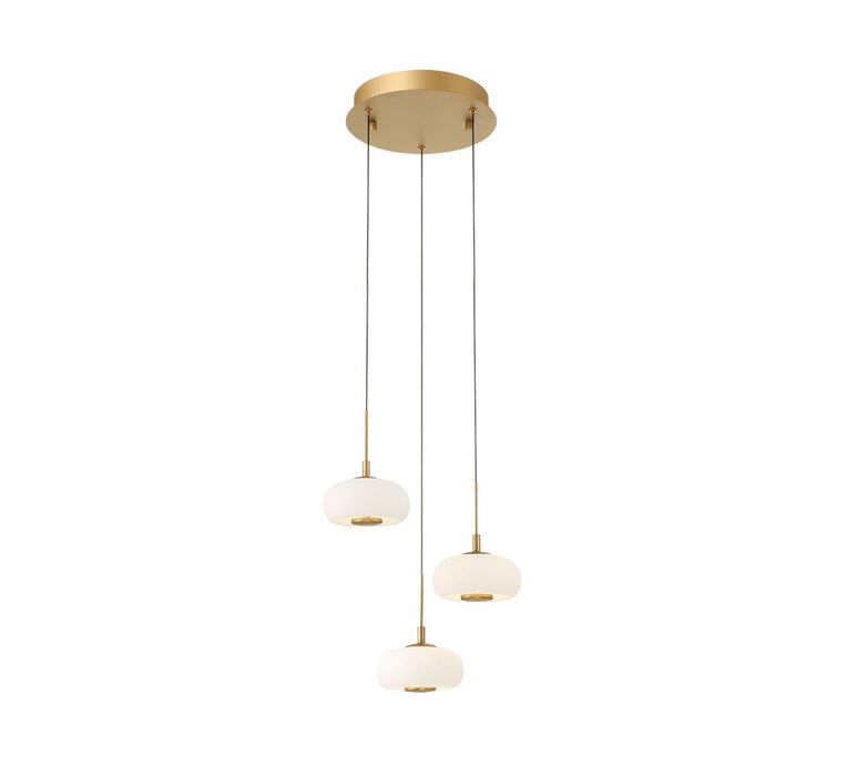 Lib & Co. - 10194-030 - LED Pendant - Adelfia - Antique Brass