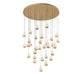 Lib & Co. - 10206-030 - LED Chandelier - Baveno - Painted Antique Brass