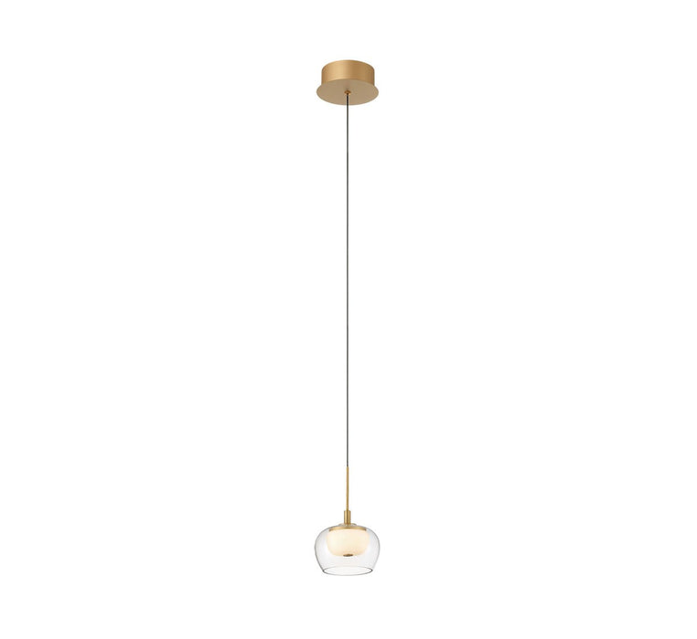 Lib & Co. - 10211-030 - LED Pendant - Manarola - Painted Antique Brass