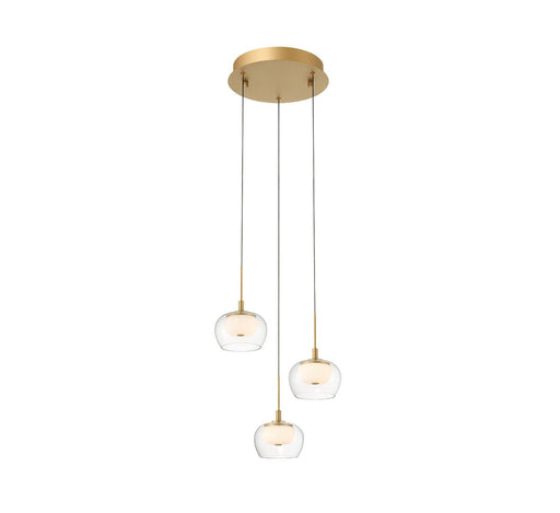 Manarola LED Pendant Painted Antique Brass
