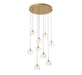 Lib & Co. - 10213-030 - LED Chandelier - Manarola - Painted Antique Brass