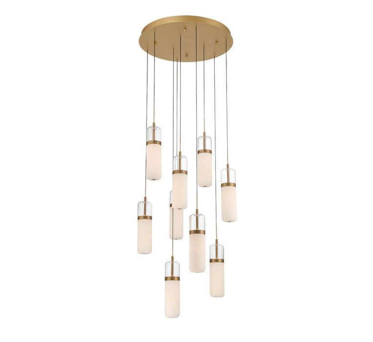 Lib & Co. - 10222-030 - LED Chandelier - Verona - Painted Antique Brass