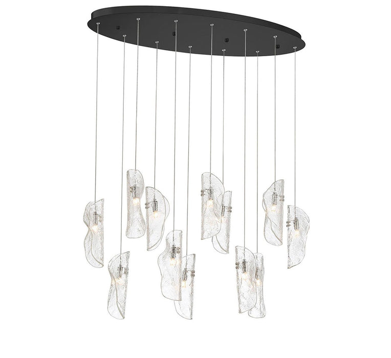 Lib & Co. - 12034-017-02 - LED Chandelier - Sorrento - Black