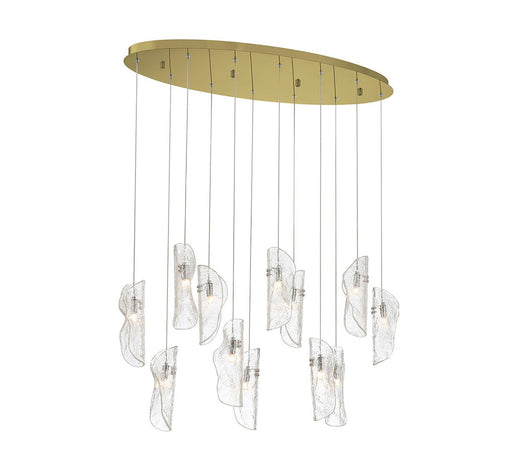 Lib & Co. - 12034-017-07 - LED Chandelier - Sorrento - Gold
