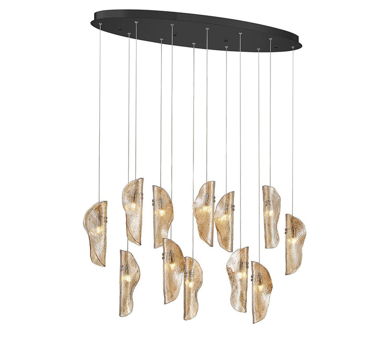 Lib & Co. - 12034-018-02 - LED Chandelier - Sorrento - Black