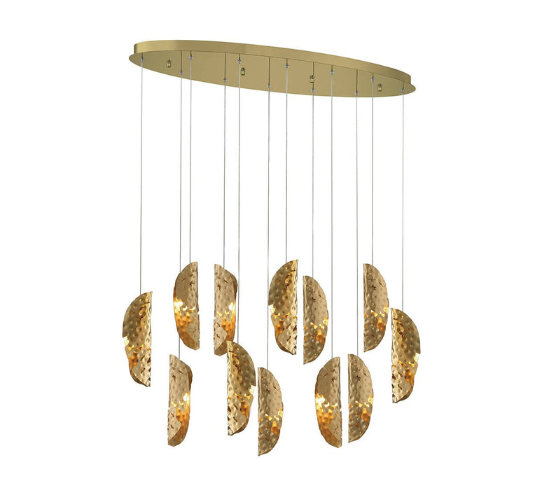 Lib & Co. - 12034-020-07 - LED Chandelier - Sorrento - Gold