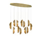 Lib & Co. - 12034-020-07 - LED Chandelier - Sorrento - Gold