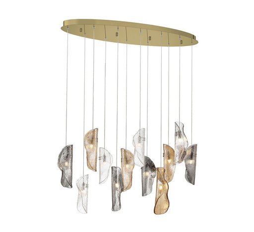 Sorrento LED Chandelier Gold