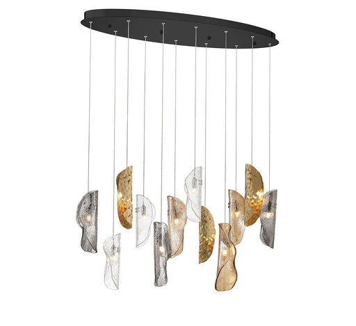 Sorrento LED Chandelier Black