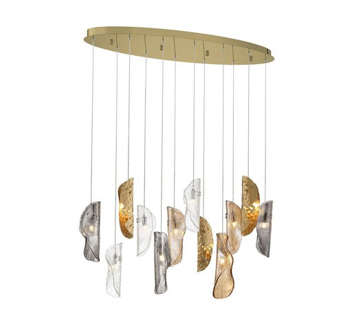 Lib & Co. - 12034-024-07 - LED Chandelier - Sorrento - Gold