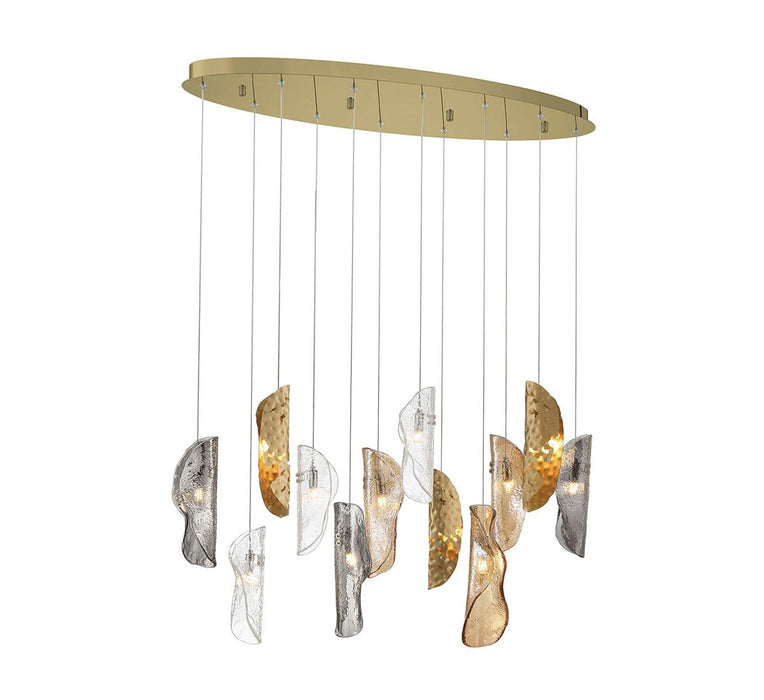 Lib & Co. - 12034-024-07 - LED Chandelier - Sorrento - Gold