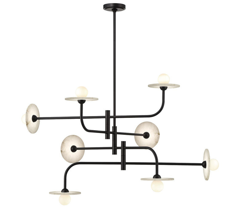 Lib & Co. - 12052-02 - LED Chandelier - Teramo - Matte black