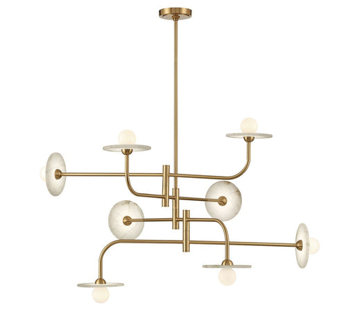 Teramo LED Chandelier Brushed Brass