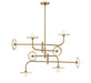 Lib & Co. - 12052-037 - LED Chandelier - Teramo - Brushed Brass