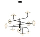 Lib & Co. - 12053-02 - LED Chandelier - Teramo - Matte black