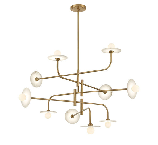 Teramo LED Chandelier Brushed Brass