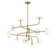 Lib & Co. - 12053-037 - LED Chandelier - Teramo - Brushed Brass