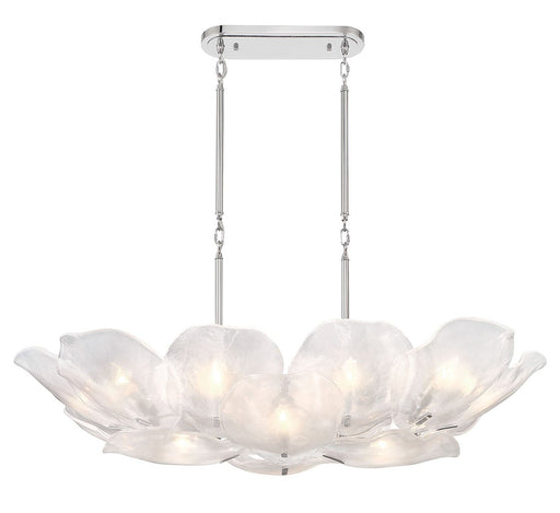 Corato 14 Light Island Chandelier Chrome