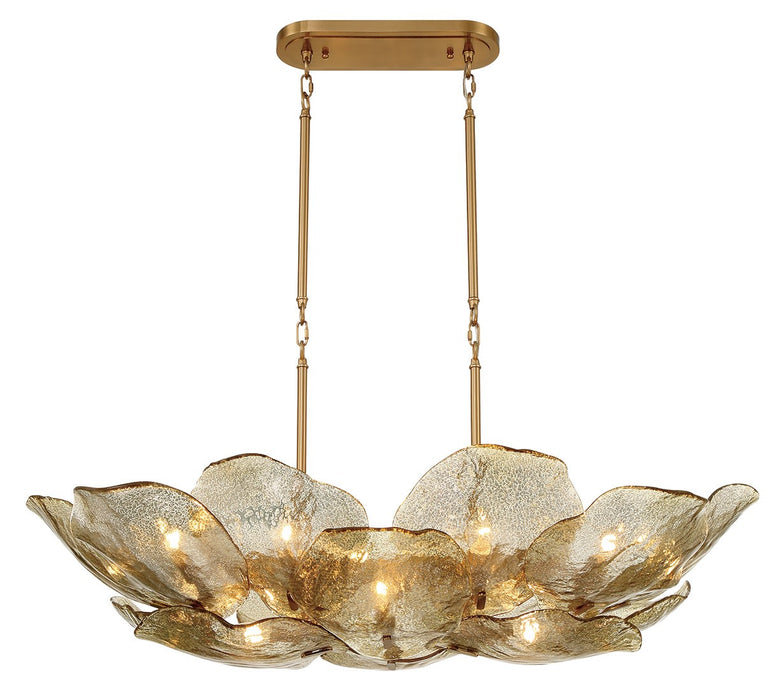 Lib & Co. - 12056-037 - 14 Light Island Chandelier - Corato - Brushed Brass