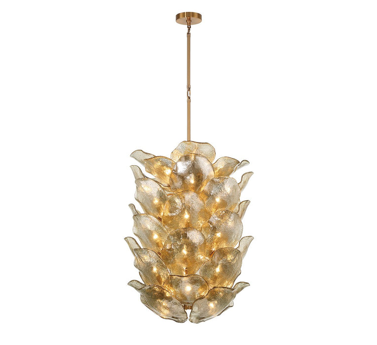 Lib & Co. - 12057-037 - 40 Light Chandelier - Corato - Brushed Brass