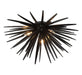 Lib & Co. - 12058-06 - Three Light Ceiling Mount - Trapani - Metallic Black