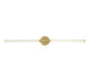 Lib & Co. - 12080-07 - LED Wall Mount - Volterra - Brushed Gold