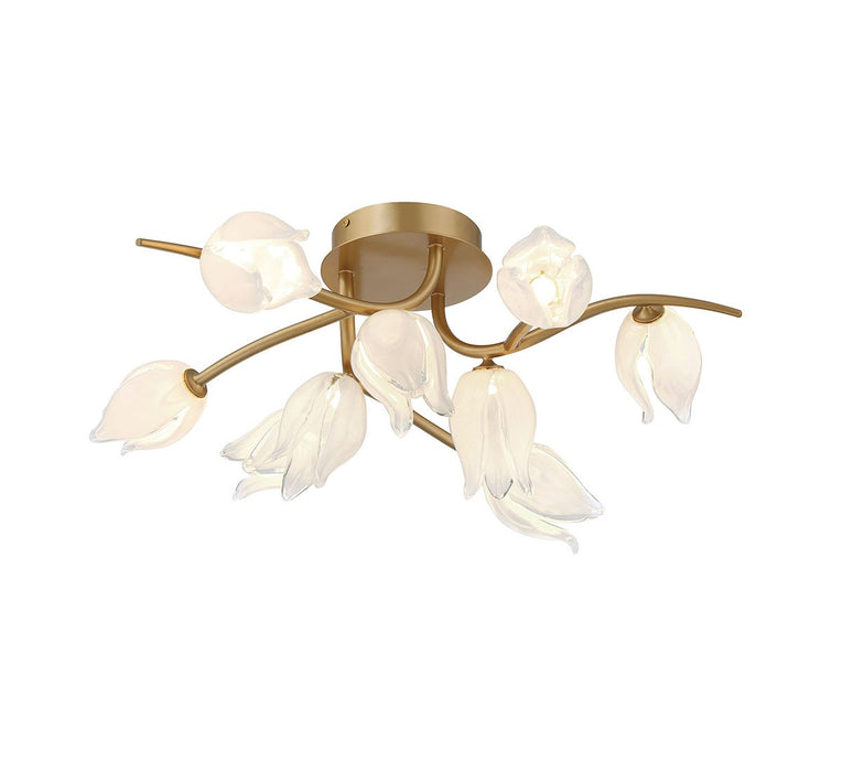 Lib & Co. - 12084-03 - LED Ceiling Mount - Belluno - Champagne Gold