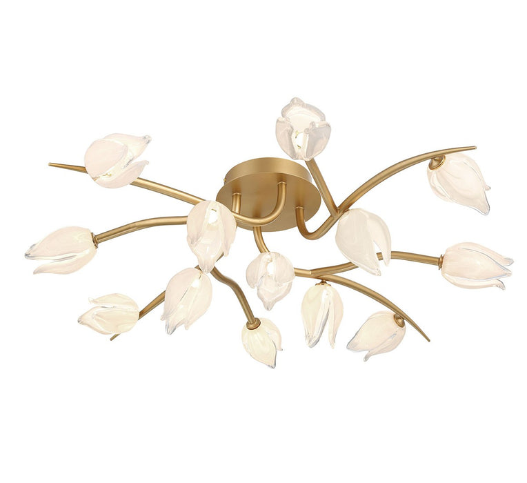 Lib & Co. - 12085-03 - LED Ceiling Mount - Belluno - Champagne Gold