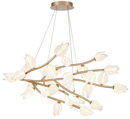 Lib & Co. - 12086-03 - LED Chandelier - Belluno - Champagne Gold