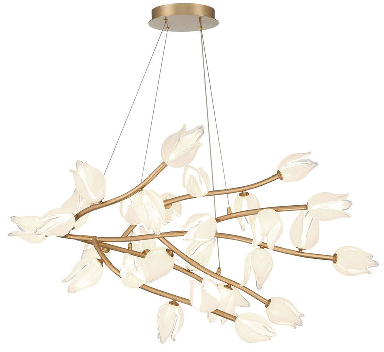 Lib & Co. - 12086-03 - LED Chandelier - Belluno - Champagne Gold