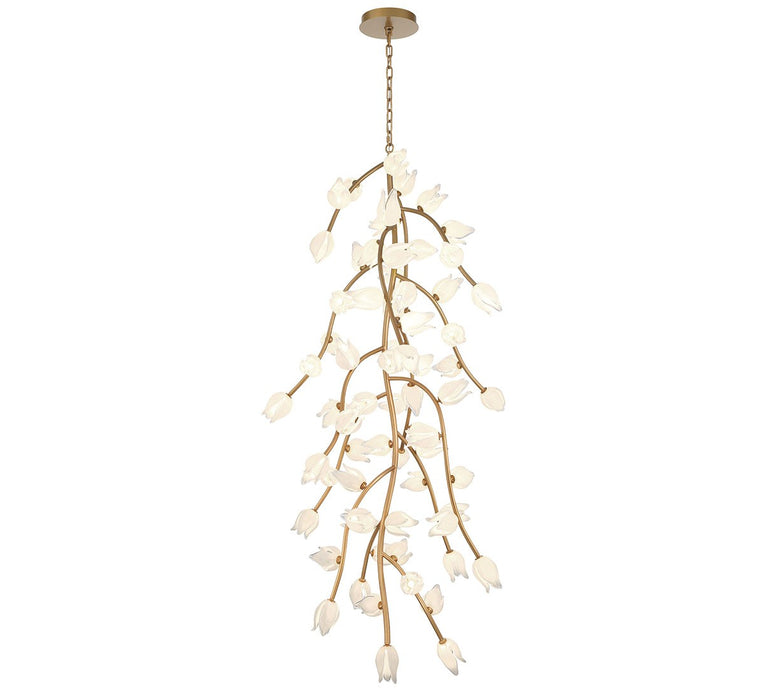 Lib & Co. - 12087-03 - LED Chandelier - Belluno - Champagne Gold