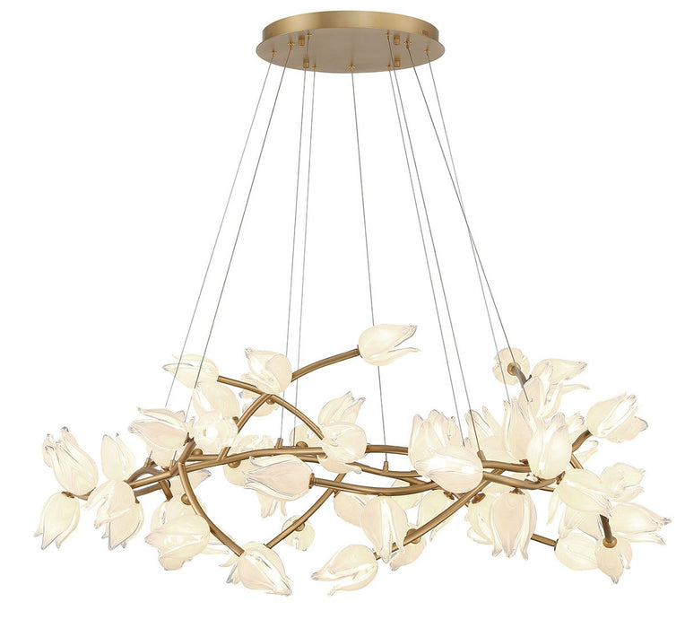Lib & Co. - 12089-03 - LED Chandelier - Belluno - Champagne Gold