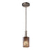 Justice Designs - FSN-8445-10-MROR-NCKL-LED1-700 - LED Pendant - Fusion - Brushed Nickel