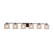 Justice Designs - FSN-8446-30-FRCR-DBRZ - Six Light Bath Bar - Fusion - Dark Bronze