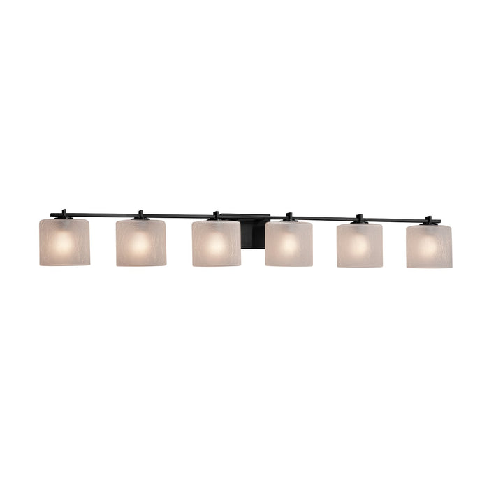 Justice Designs - FSN-8446-30-FRCR-MBLK-LED6-4200 - LED Bath Bar - Fusion - Matte Black