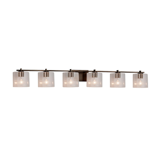 Fusion Six Light Bath Bar Dark Bronze