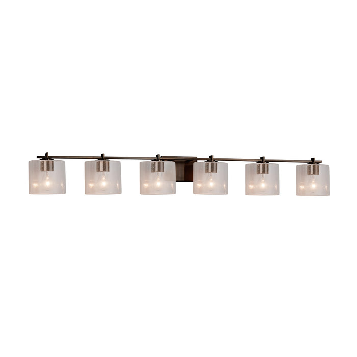 Justice Designs - FSN-8446-30-SEED-DBRZ-LED6-4200 - LED Bath Bar - Fusion - Dark Bronze